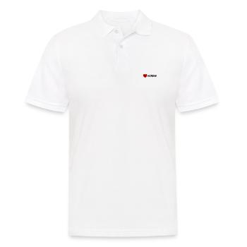 Crew Herz - Männer Poloshirt - Weiß - Vorne - Kai (181cm)