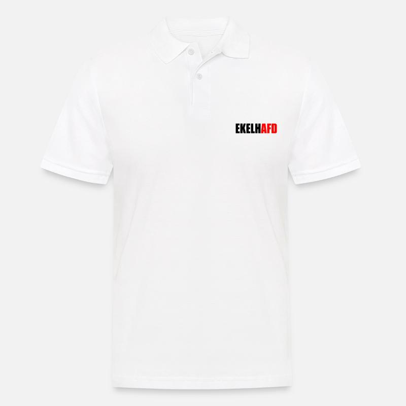 ekelhafd - Männer Poloshirt - Weiß