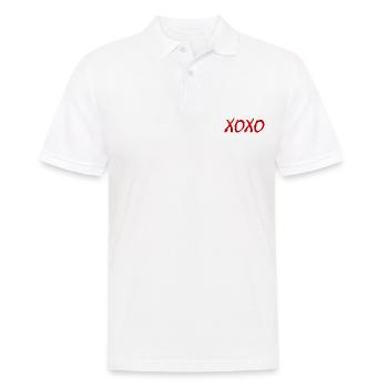 Xoxo - Männer Poloshirt - Weiß - Vorne - Kai (181cm)