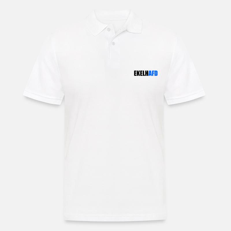 Ekelhafd - Männer Poloshirt - Weiß