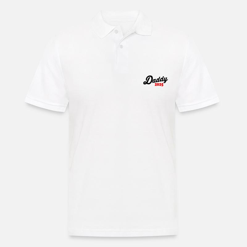 Daddy 2025 - Männer Poloshirt - Weiß