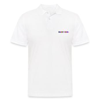 Daddy cool - Männer Poloshirt - Weiß - Vorne - Kai (181cm)