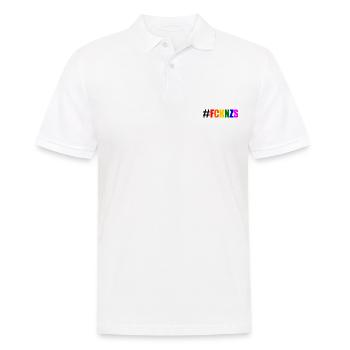 Fck nzs - Männer Poloshirt - Weiß - Vorne - Kai (181cm)