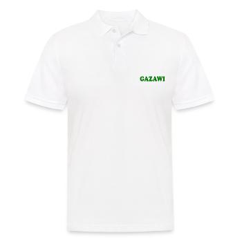 Gazawi gaza - Polo Homme - blanc - Devant - Kai (181cm)