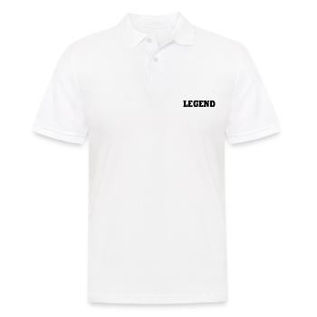 Legend - Men's Polo Shirt - white - Front - Kai (181cm)