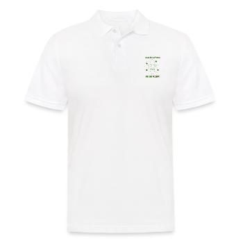 Science Stay Positive like a Proton Gift Shirt - Männer Poloshirt - Weiß - Vorne - Kai (181cm)