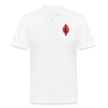 Lèvres Vagin Rouge Provocateur - Amour Lèvres Rouges Amour - Polo Homme - blanc - Devant - Kai (181cm)