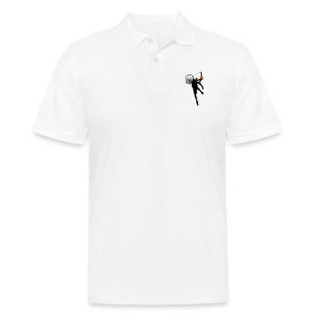 Basketball - Männer Poloshirt - Weiß - Vorne - Kai (181cm)