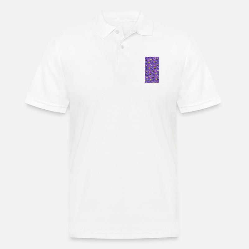 LGBTIQ Pride Month Pattern - Männer Poloshirt - Weiß