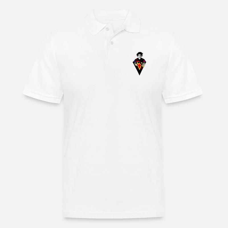 Geist eines Jungen - Männer Poloshirt - Weiß
