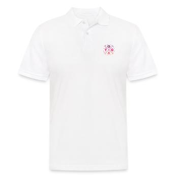 Yoga - Männer Poloshirt - Weiß - Vorne - Kai (181cm)