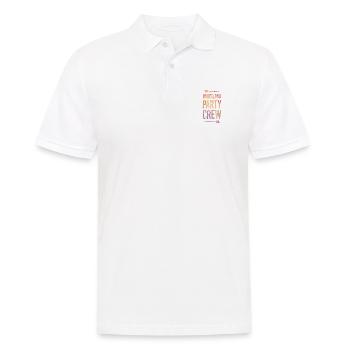 Dicton de l’équipe de fête de Barcelone - Polo Homme - blanc - Devant - Kai (181cm)