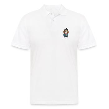 Beagle Hund Stylisch - Männer Poloshirt - Weiß - Vorne - Kai (181cm)