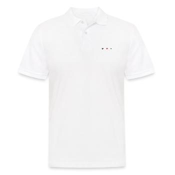 Coeur et flèche - Polo Homme - blanc - Devant - Kai (181cm)