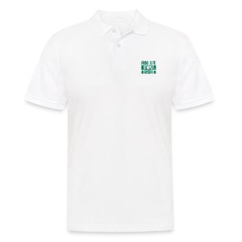 Frosch - Amphibie Tier - Männer Poloshirt - Weiß - Vorne - Kai (181cm)