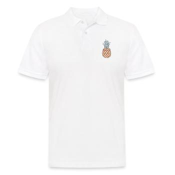 Vecteur ananas - Polo Homme - blanc - Devant - Kai (181cm)
