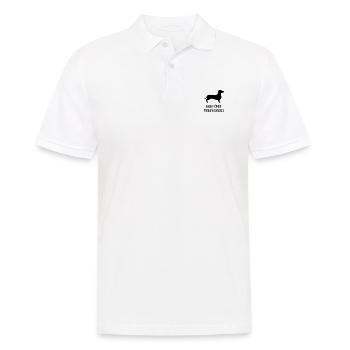 Nicht ohne meinen Dackel - Männer Poloshirt - Weiß - Vorne - Kai (181cm)
