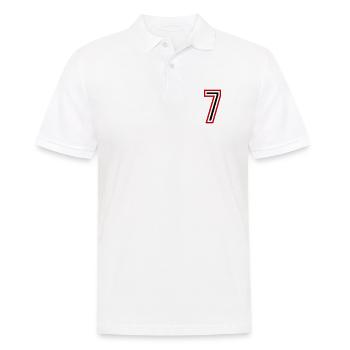 Maillot 7 Nombre d’années - Polo Homme - blanc - Devant - Kai (181cm)
