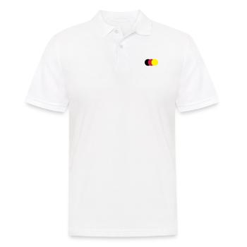 colored dots - Men's Polo Shirt - white - Front - Kai (181cm)
