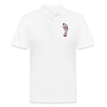 Marche Marche Empreintes Miles Pas Courir Femmes - Polo Homme - blanc - Devant - Kai (181cm)