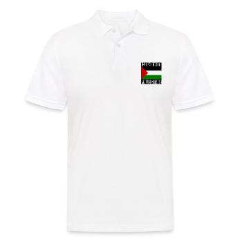 I stand with palestine - Polo Homme - blanc - Devant - Kai (181cm)