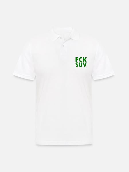 Fck suv - Men's Polo Shirt - white