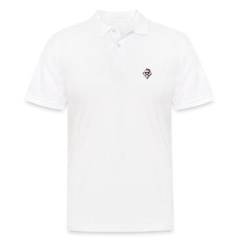 Caniche chien Noël cool - Polo Homme - blanc - Devant - Kai (181cm)