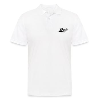 Dad 25 Vater Baby Papa 2025 Vatertag - Männer Poloshirt - Weiß - Vorne - Kai (181cm)