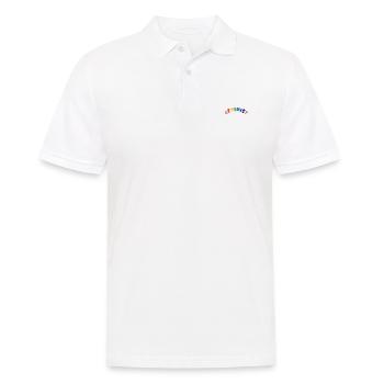 Optimist Glück Freude Leben bunt - Männer Poloshirt - Weiß - Vorne - Kai (181cm)