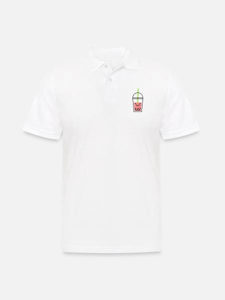 Bubble Tea - Men's Polo Shirt - white