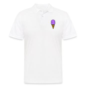 ice - Men's Polo Shirt - white - Front - Kai (181cm)