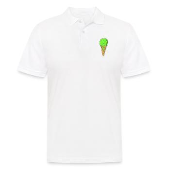 Crème glacée | Glace verte Crème glacée | Glaces - Polo Homme - blanc - Devant - Kai (181cm)
