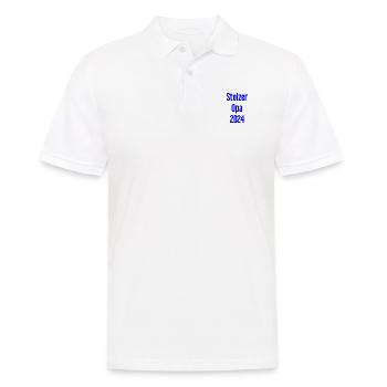 Stolzer Opa 2024 – Perfekt für frischgebackene Opa - Männer Poloshirt - Weiß - Vorne - Kai (181cm)