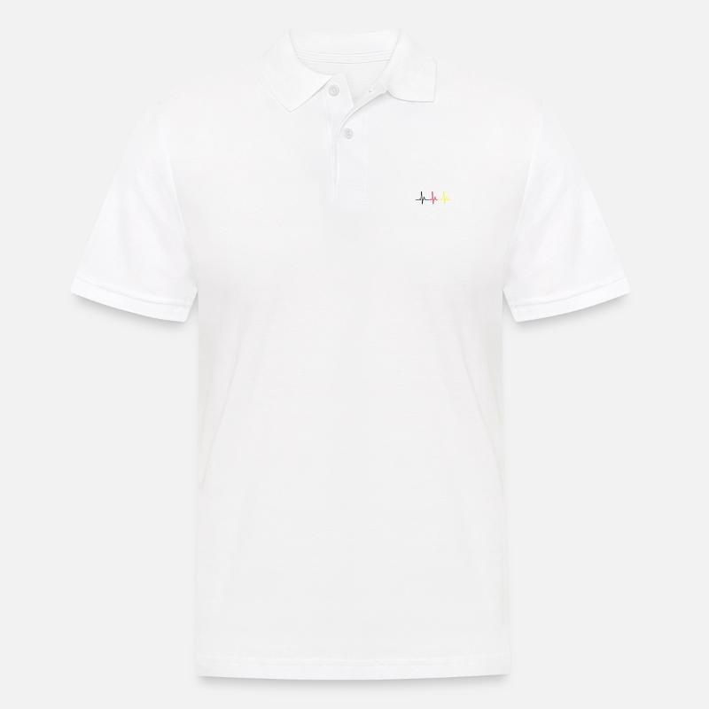 Deutschland - Männer Poloshirt - Weiß