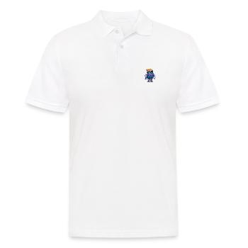Qualle Winter Comic - Männer Poloshirt - Weiß - Vorne - Kai (181cm)