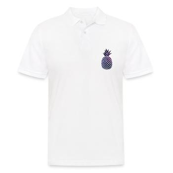 Space pineapple - Men's Polo Shirt - white - Front - Kai (181cm)