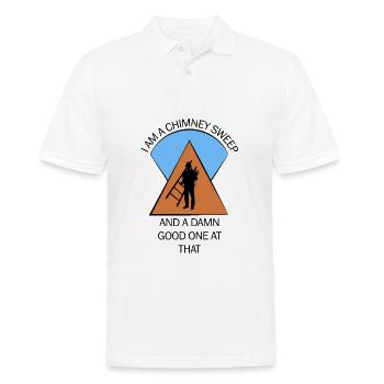 Schornsteinfeger Schlotfeger - Männer Poloshirt - Weiß - Vorne - Kai (181cm)