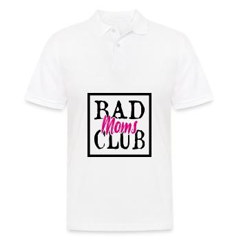 Bad Moms Club - Muttertag - Männer Poloshirt - Weiß - Vorne - Kai (181cm)