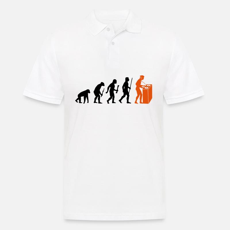 Evolution Techno - Men's Polo Shirt - white