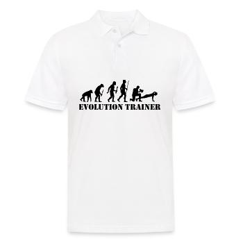 Evolution Personal Trainer Fitness - Polo Homme - blanc - Devant - Kai (181cm)
