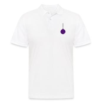 Boule de Noël / / christmas ball / / ballon - Polo Homme - blanc - Devant - Kai (181cm)