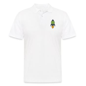 Padel Padel Tennis Padel Mode PADEL TENNIS ROCKET - Polo Homme - blanc - Devant - Kai (181cm)