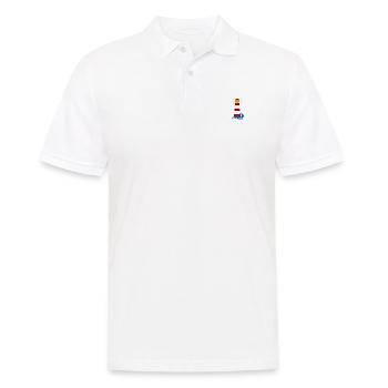 Leuchtturm - Männer Poloshirt - Weiß - Vorne - Kai (181cm)