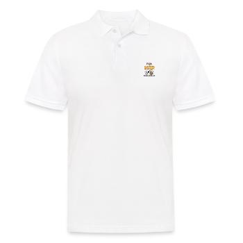 Piken und Bier - Männer Poloshirt - Weiß - Vorne - Kai (181cm)