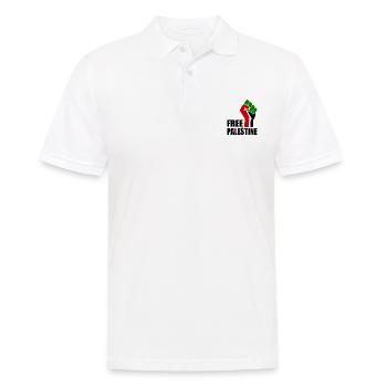 Free palestine - Men's Polo Shirt - white - Front - Kai (181cm)