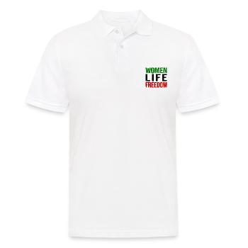 Women life freedom - Men's Polo Shirt - white - Front - Kai (181cm)