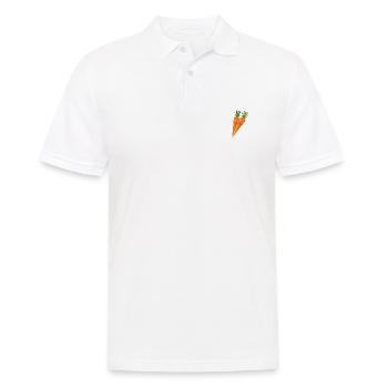 Carrots - Men's Polo Shirt - white - Front - Kai (181cm)