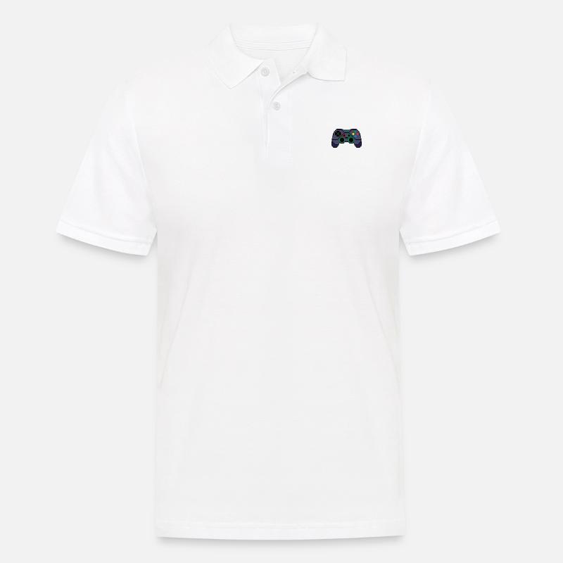 G35 Gamepad - Männer Poloshirt - Weiß