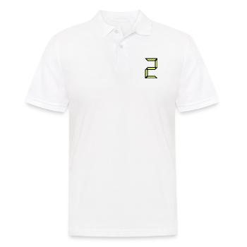 2 JAHRE. 2. JUBILÄUM. GEBURTSTAG 2 JAHRE. 2 - Männer Poloshirt - Weiß - Vorne - Kai (181cm)