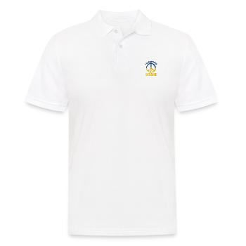 Je soutiens le symbole de paix ukrainien - Polo Homme - blanc - Devant - Kai (181cm)
